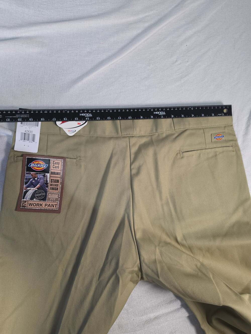 Dickies 874 Work Pants 42x30 Khaki NWT Original Fit
